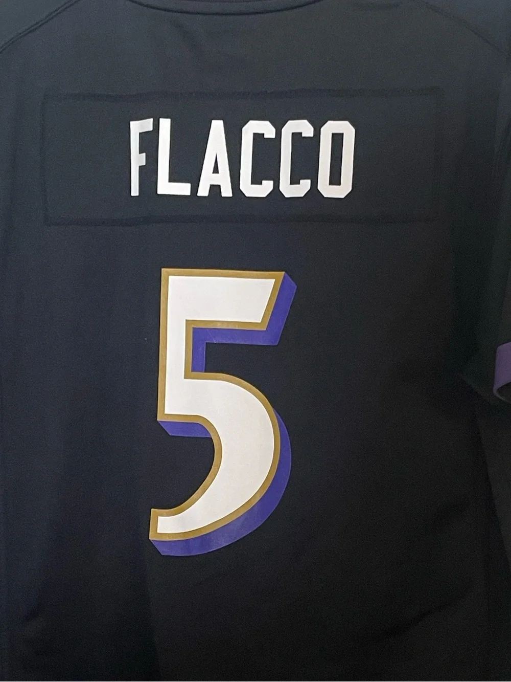 Baltimore Ravens Joe Flacco #5 Nike On Field Youth Unisex Football Jersey. XL